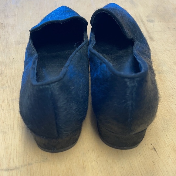 Express calf hair block heel loafers - Picture 5 of 7